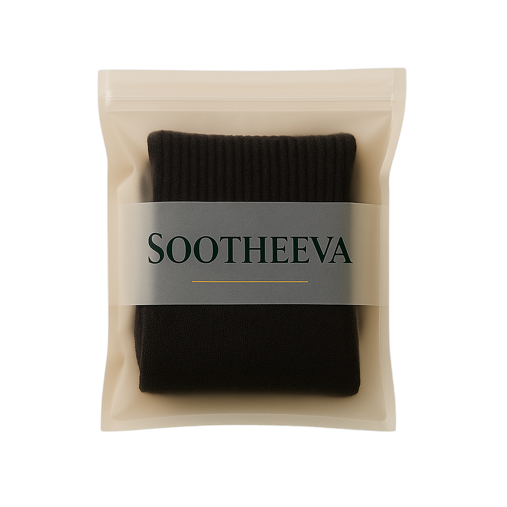 Sootheva zwarte bamboe sokken unisex